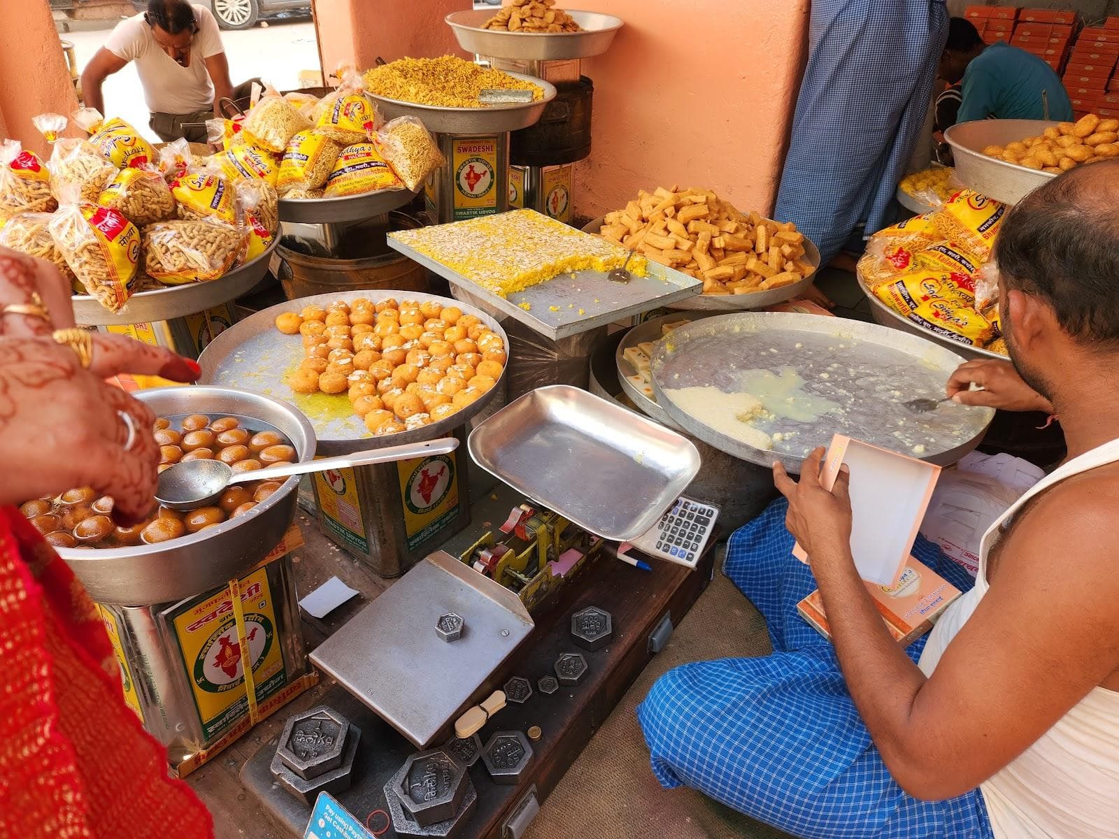 Traditional Rajasthani street food blending royal heritage with street culture in Jaipur