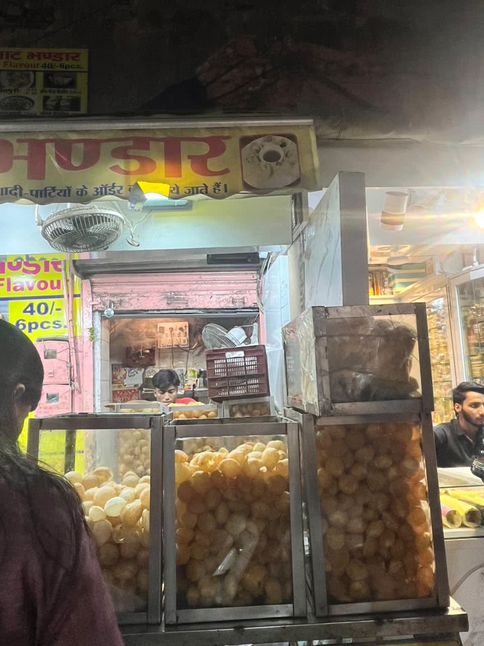 Ramchandra Chaat Bhandar, spot famous for its Pani Puri in Bapu Bazar, Jaipur - Thela Khojo