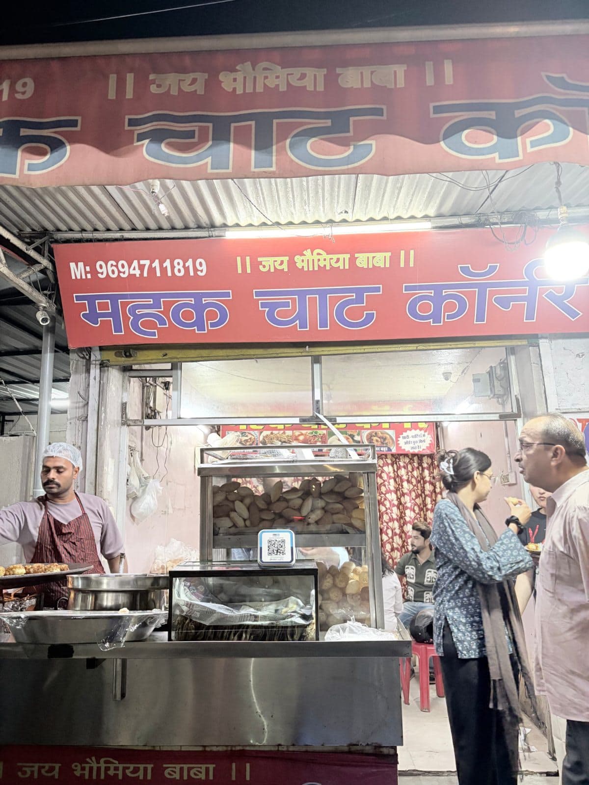 Mehak Chat Corner, spot famous for its Tikki in Malviya Nagar, Jaipur - Thela Khojo
